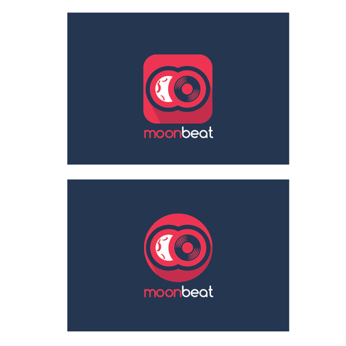 Android logo with the title 'Music and Space Themed Logo'