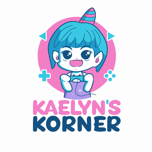 Cyberpunk design with the title 'Kaelyn's Korner'