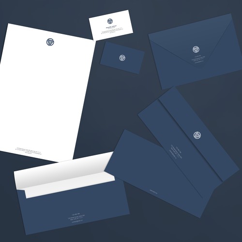Envelope design with the title 'Stationary branding design '