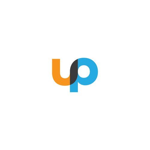 Up logo with the title 'Logo concept for social media platform'