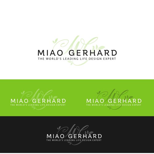 Signature logo with the title 'Logo for life coach'