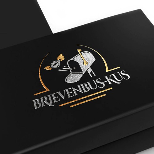 Kiss design with the title 'Brievenbus-kus'