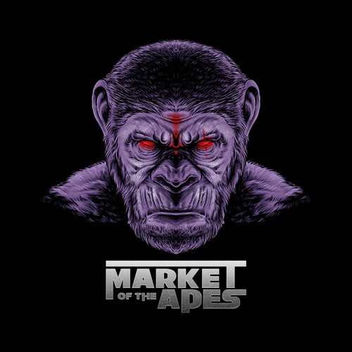 Band t-shirt with the title 'MARKET of the APES'