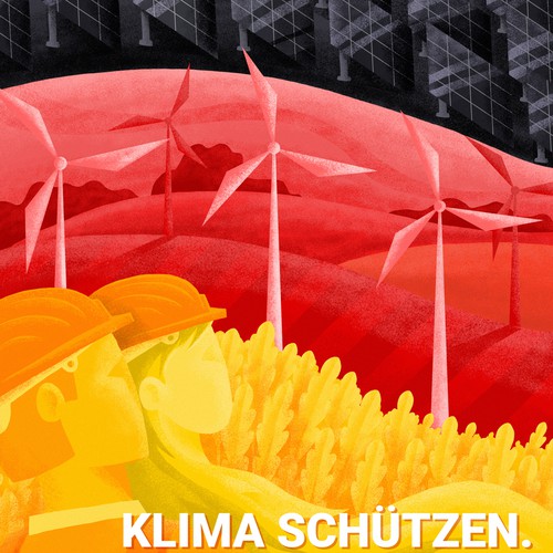 Creative design with the title 'Creative redesign of electoral posters in Germany'