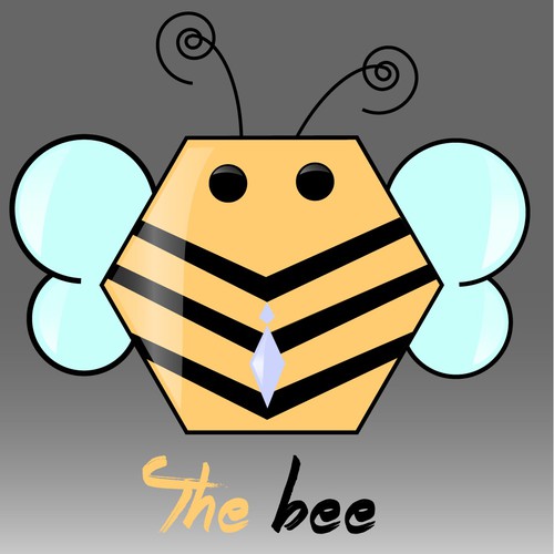 Clipart design with the title 'The Bee'