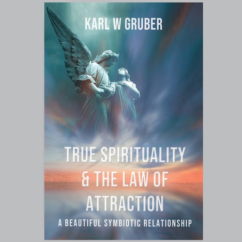 Psychology book cover with the title 'TRUE SPIRITUALITY & THE LAW OF ATTRACTION'