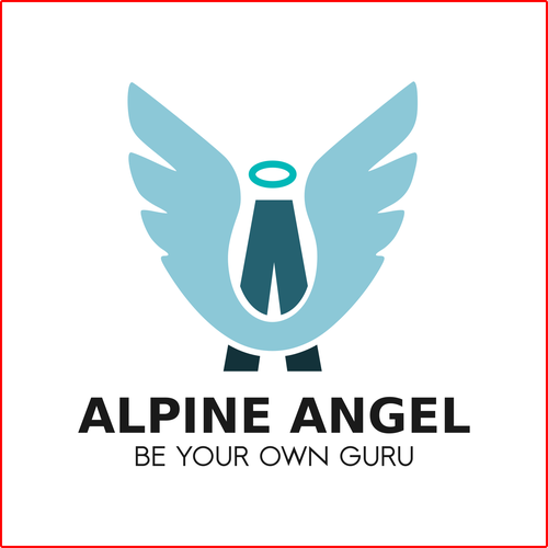 Wisdom logo with the title 'Alpine Angel'