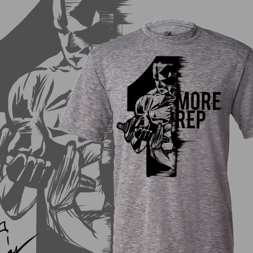 Strong t-shirt with the title 'One more rep'