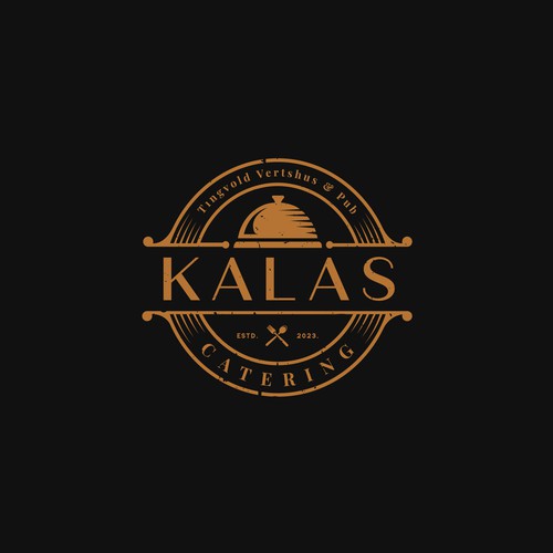 Catering logo with the title 'KALAS CATERING'