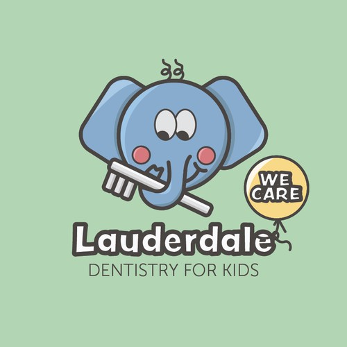 Slogan design with the title 'Lauderdale, Dentistry for Kids'