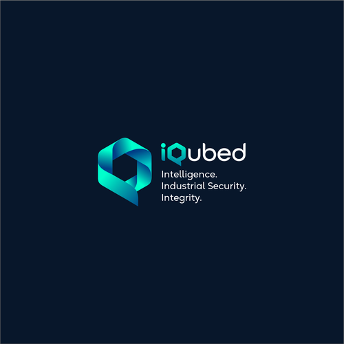 Q design with the title 'iQubed'