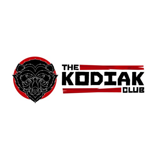 Nightclub logo with the title 'The Kodiak Club bar logo design contest'