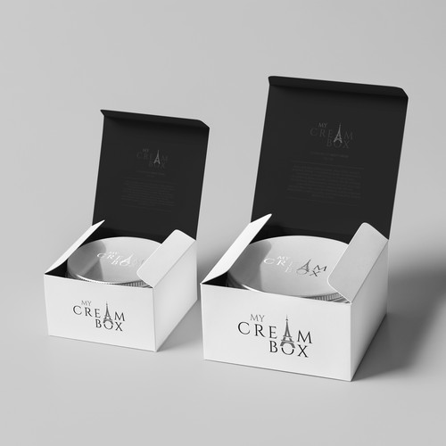 Grey brand with the title 'Logo My Cream Box'