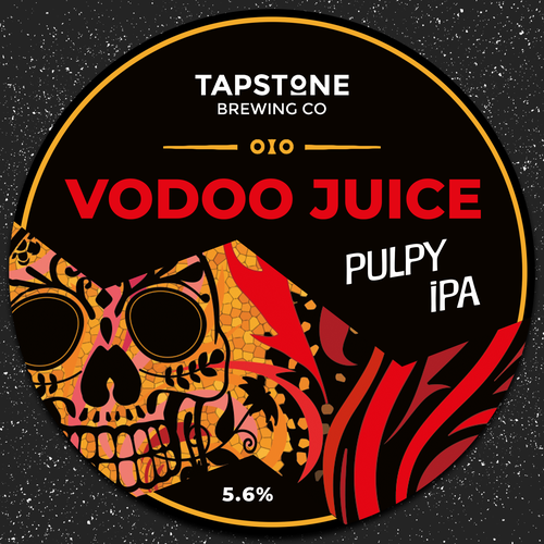 Coaster design with the title 'Beer Label Entry'