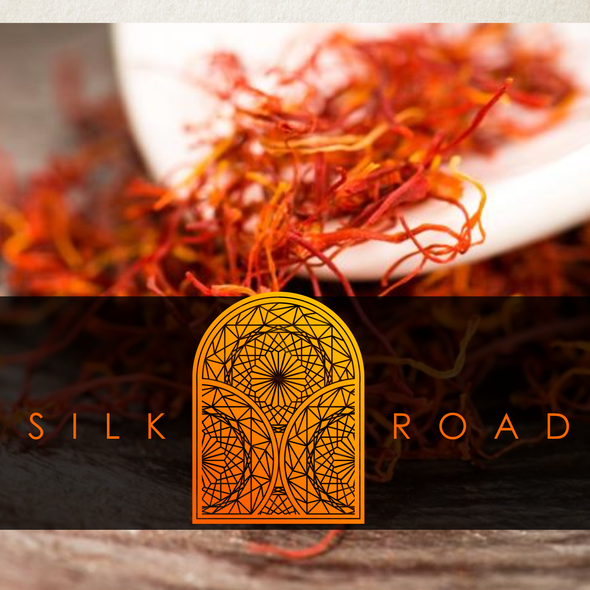 Persian logo with the title 'SilkRoad'