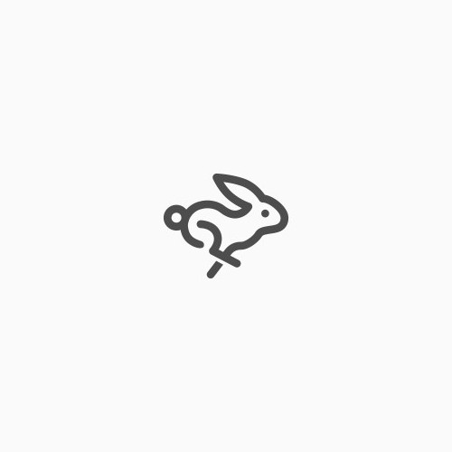 Ideal logo with the title 'Blue Hare Marketing'