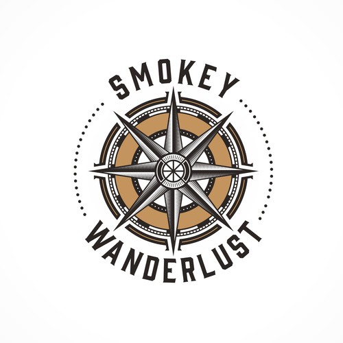 Traveling design with the title 'Smokey Wanderlust'