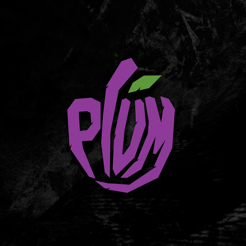 Spooky design with the title 'Plum Band Logo'