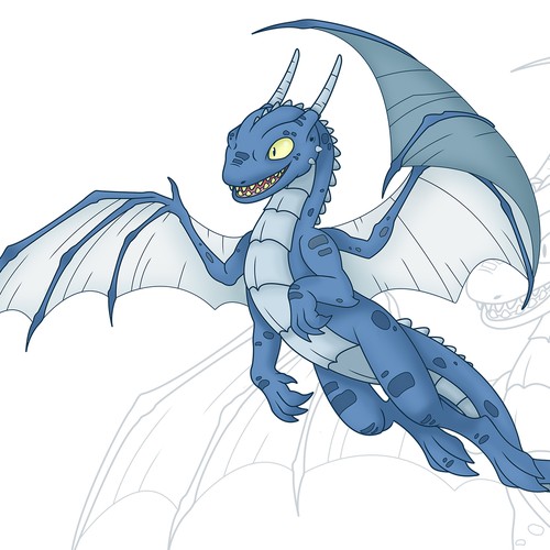 Dragon artwork with the title 'Dragon'