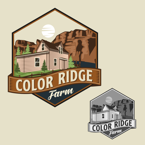 Arizona design with the title 'COLOR RADGE'