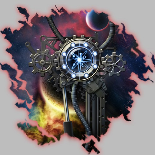 Mechanic design with the title 'Bio-Mechanical Tattoo'