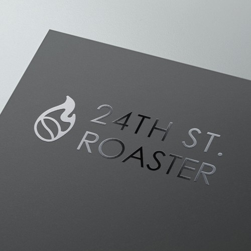 Fire brand with the title 'create a capturing concept for speciality coffee roaster'