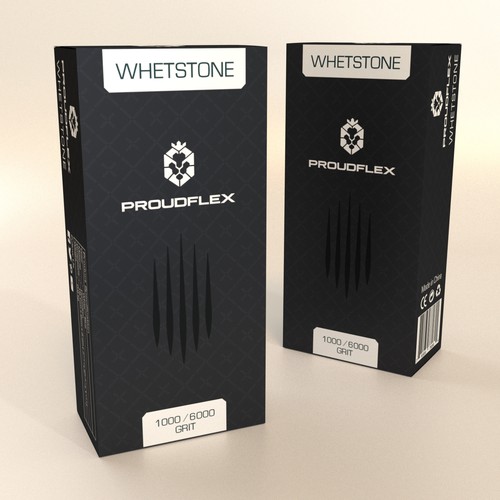 Kitchen packaging with the title 'Whetstone box'