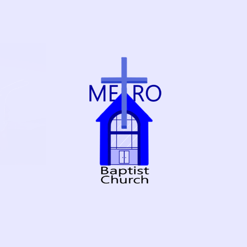Digital art logo with the title 'Logo for a baptist church'