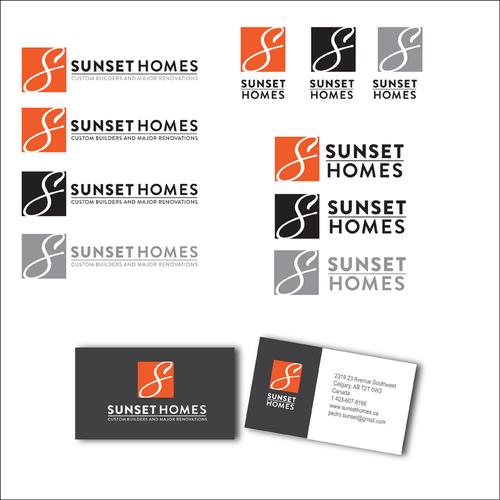 Builder logo with the title 'Logo design for home builders in Calgary, Canada.'