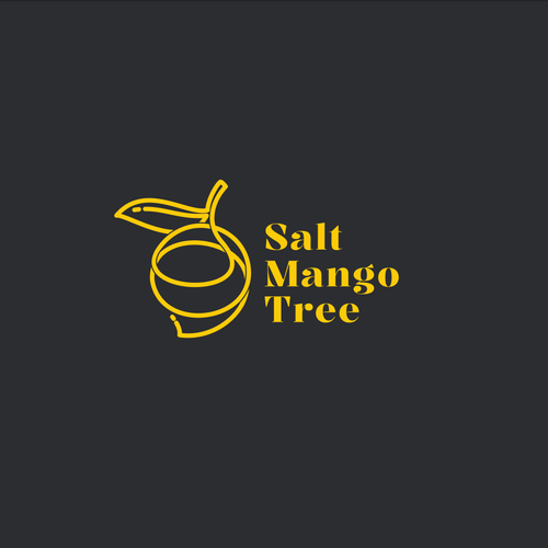 Cuisine design with the title 'Salt Mango Tree'
