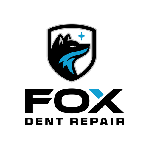 Fox design with the title 'Modern logo for an Automotive Paintless Dent Repair Service'