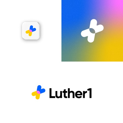 Plus logo with the title 'Luther1 HR platform logo'