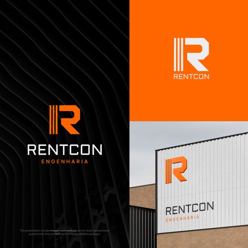 Industrial brand with the title 'Logo Design'