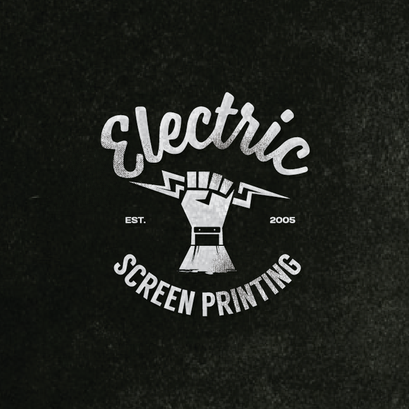 Screen printing outlet logo