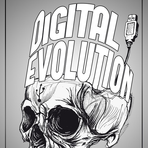 Digital book cover with the title 'Digital Evolution'