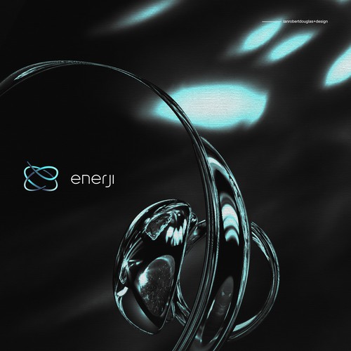 Energy logo with the title 'Vibrant mark for enerji'