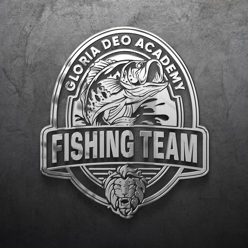 Academy logo with the title 'Logo for Gloria Deo Academy Fishing Team'