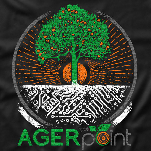 Growing design with the title 'Technological Growing 'Tree' T-shirt'