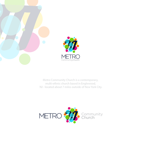 Holy logo with the title 'logo design for METRO community church '