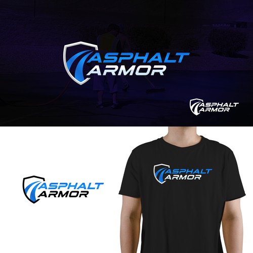 Armor design with the title 'Asphalt Armor'