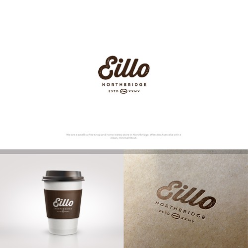 Australia flag logo with the title 'Eillo Coffee Shop'