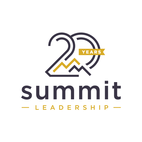 5th wedding anniversary logo with the title 'Summit 20 years logo'