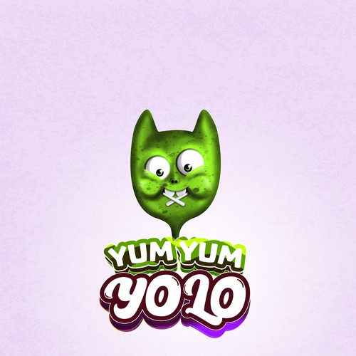 Delicious logo with the title 'Candy shop Logo design'