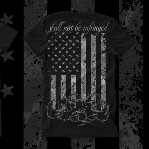 Bullet design with the title 'USA flag'