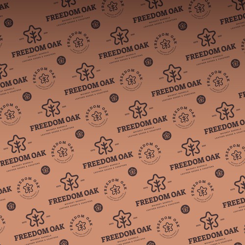 Freedom design with the title 'Freedom Oak'