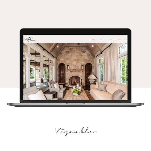 Interior decoration design with the title 'Interior Design '