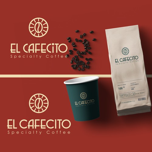 Boost design with the title 'EL CAFECITO Coffee Shop- Logo design and Branding'