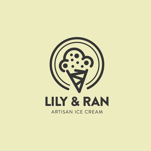 Candy design with the title 'Logo Design for Lily & Ran'