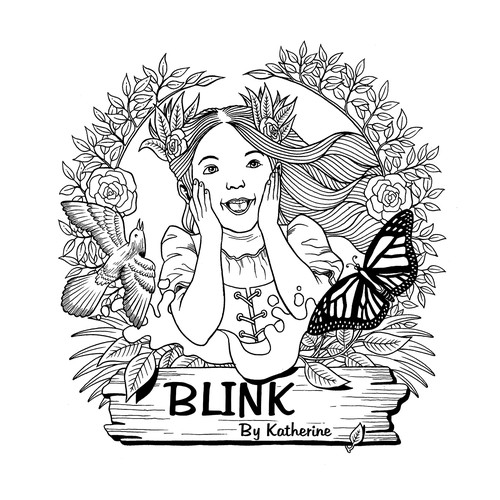 Photography artwork with the title 'Child and nature '