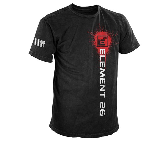 Fitness t-shirt with the title 'ELEMENT 26 TShirt design'